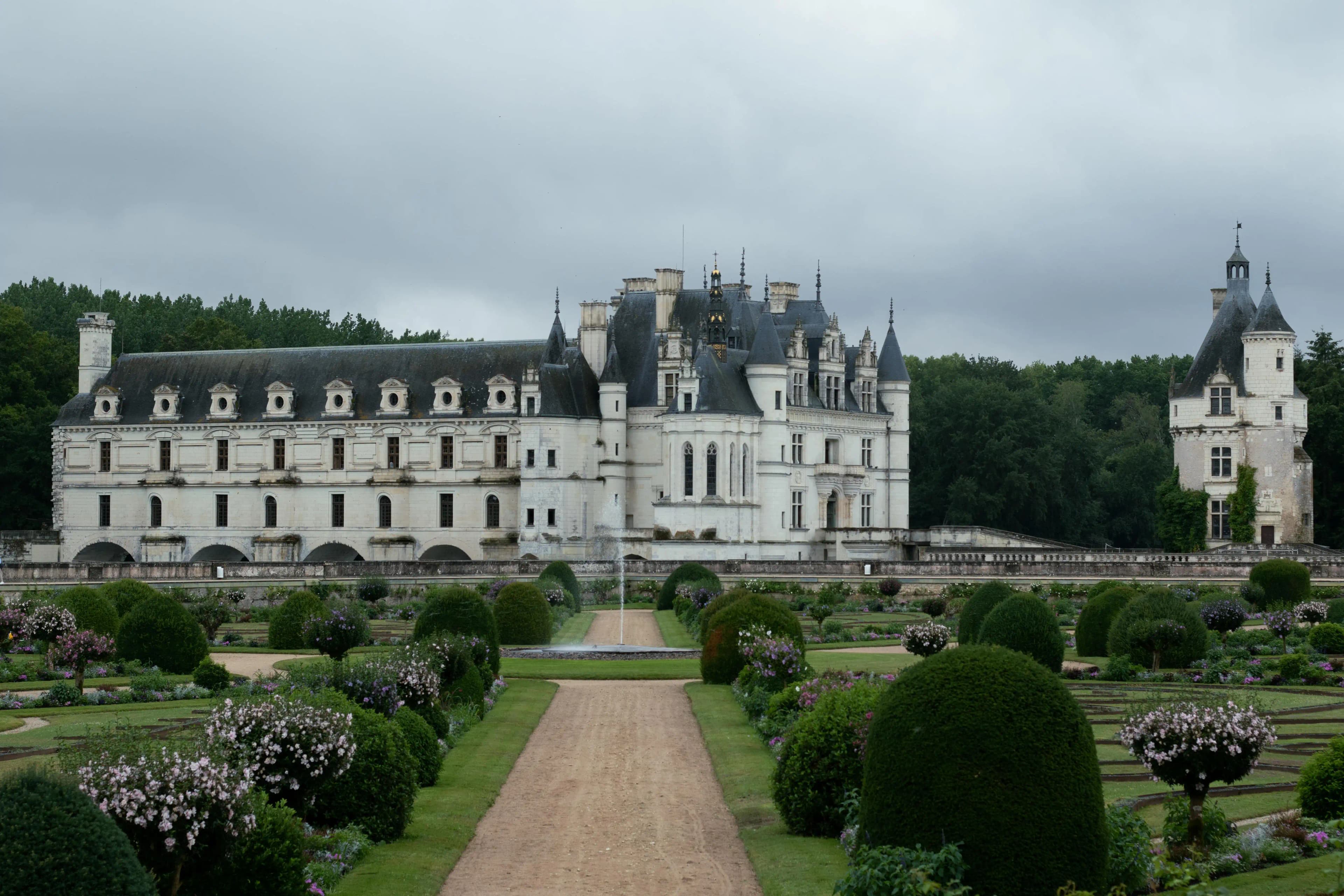 Chateau de Chenonceau in Loire Valley